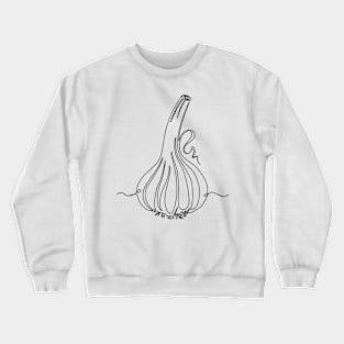 Continuous Line Garlic! Crewneck Sweatshirt